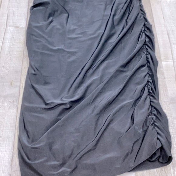 BCBG black bodycon ruched dress size 38 - Picture 6 of 11